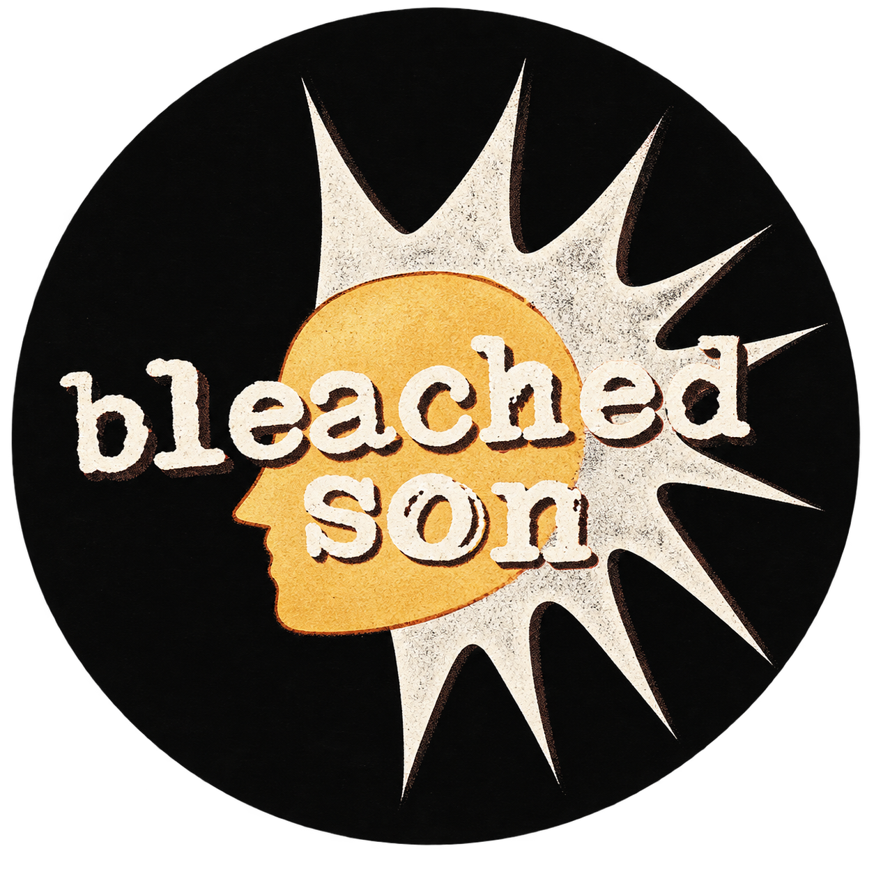 Bleached Son sun logo